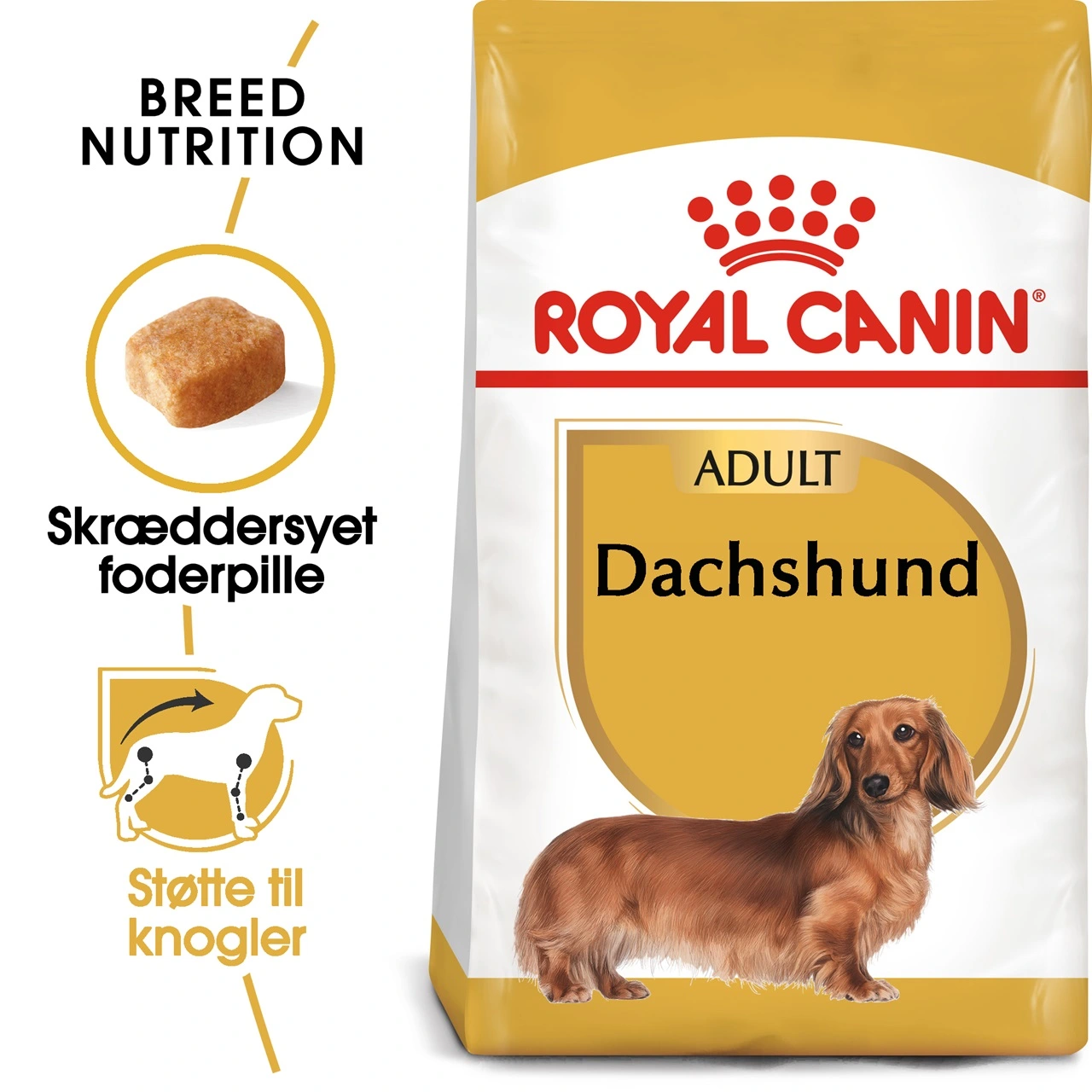 Royal Canin Dachshund Adult 1,5 kg - tørfoder til gravhunde